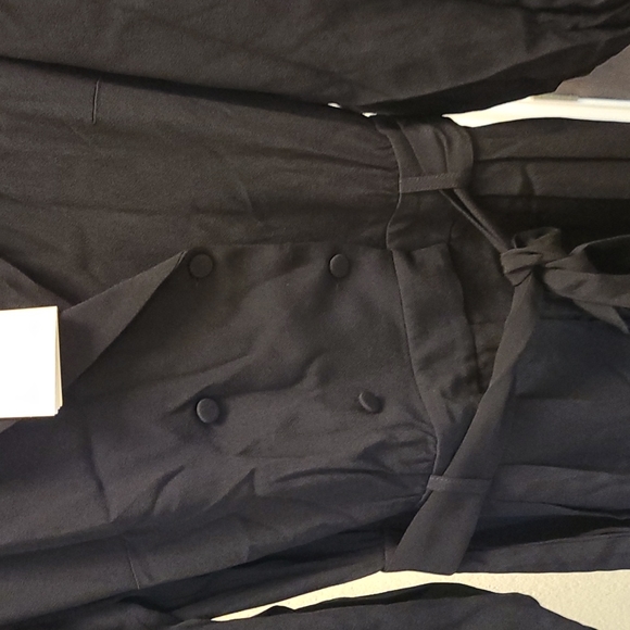 Sezane Emilie black jumpsuit - Picture 9 of 11